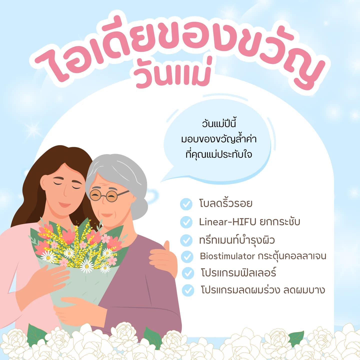 ภาพประกอบบทความ ไอเดียของขวัญวันแม่: เลือกดูแลผิวอย่างเหมาะสม